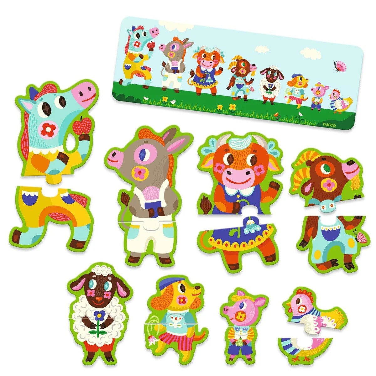 DUO PUZZLE BIG & SMALL AT THE FARM