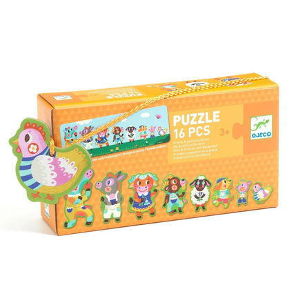 DUO PUZZLE BIG & SMALL AT THE FARM
