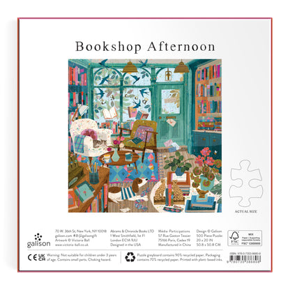Foil Puzzle "Bookshop Afternoon" 500 Pieces