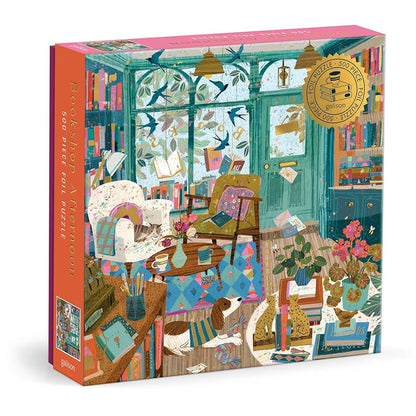 Foil Puzzle "Bookshop Afternoon" 500 Pieces