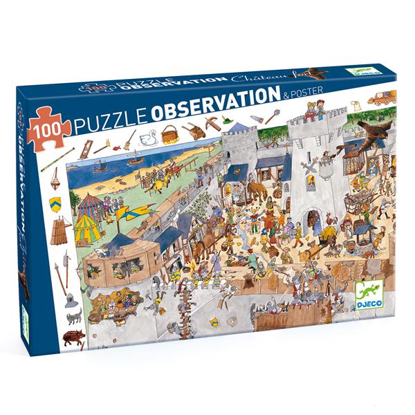 OBSERVATION PUZZLE "FORTIFIED CASTLE" 100 PCS