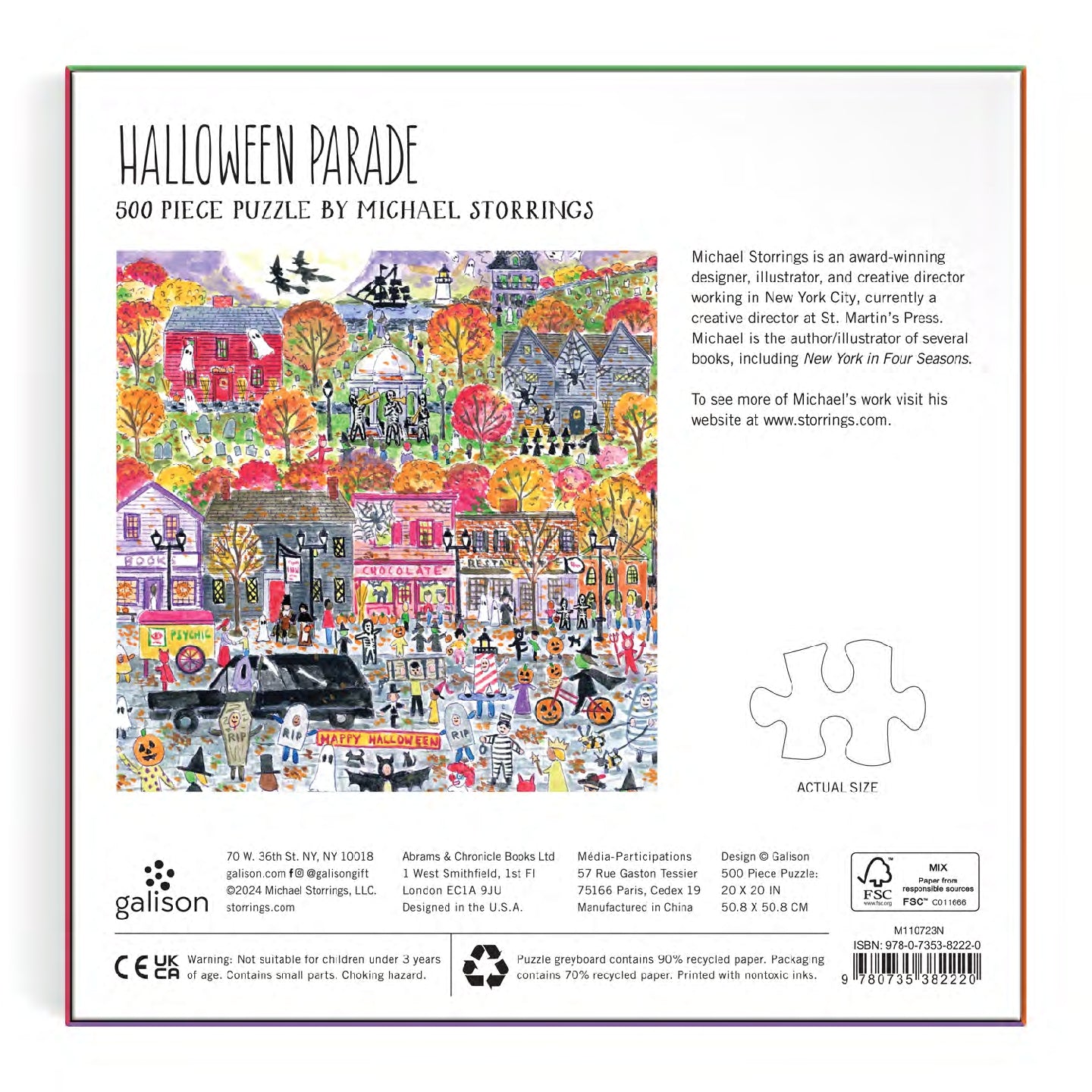 “HALLOWEEN PARADE” FOIL PUZZLE 500 PCS