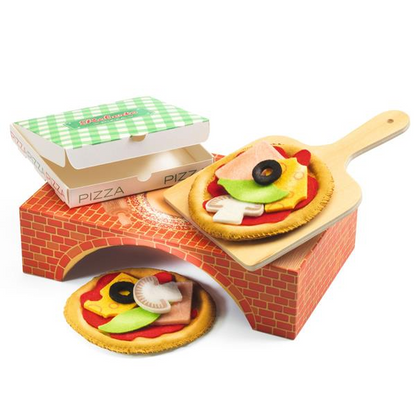 ROBERTO PIZZA WOODEN AND FELT PIZZAIOLO BOX