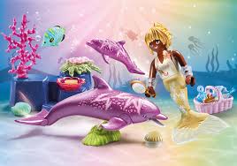 MERMAID WITH DOLPHINS "PRINCESS MAGIC"