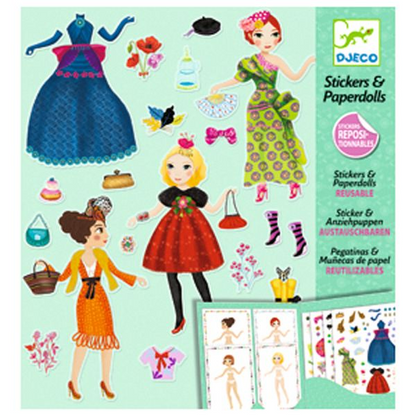 "MASSIVE FASHION" STICKERS AND PAPER DOLLS