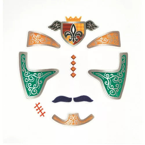 "KNIGHT" REPOSITIONABLE FACE STICKERS