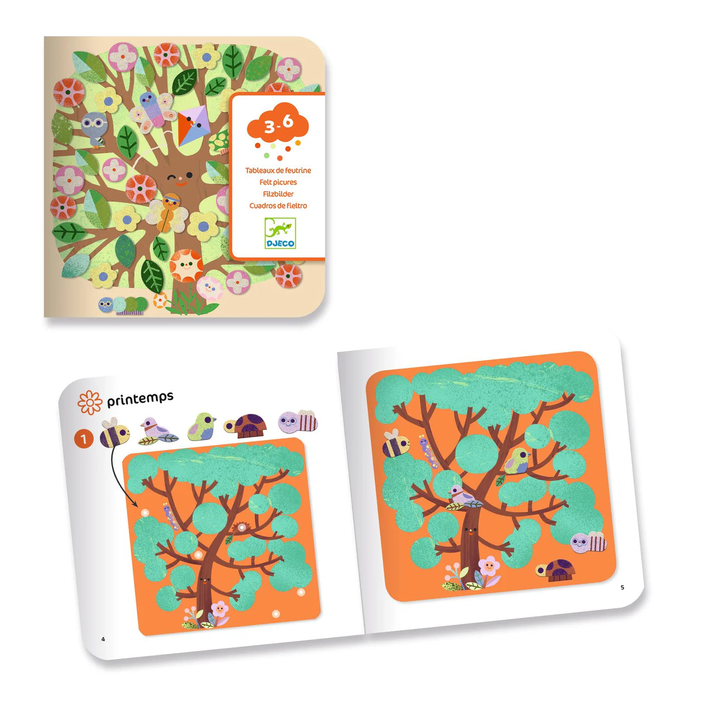 FELT PICTURES "THROUGH THE SEASONS"