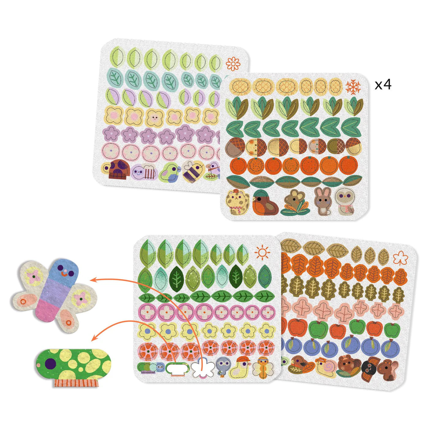 FELT PICTURES "THROUGH THE SEASONS"