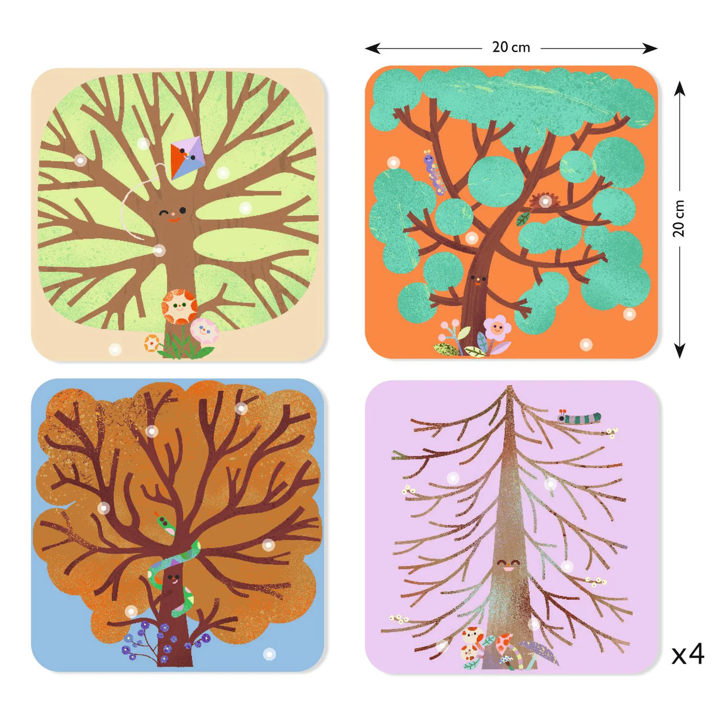 FELT PICTURES "THROUGH THE SEASONS"