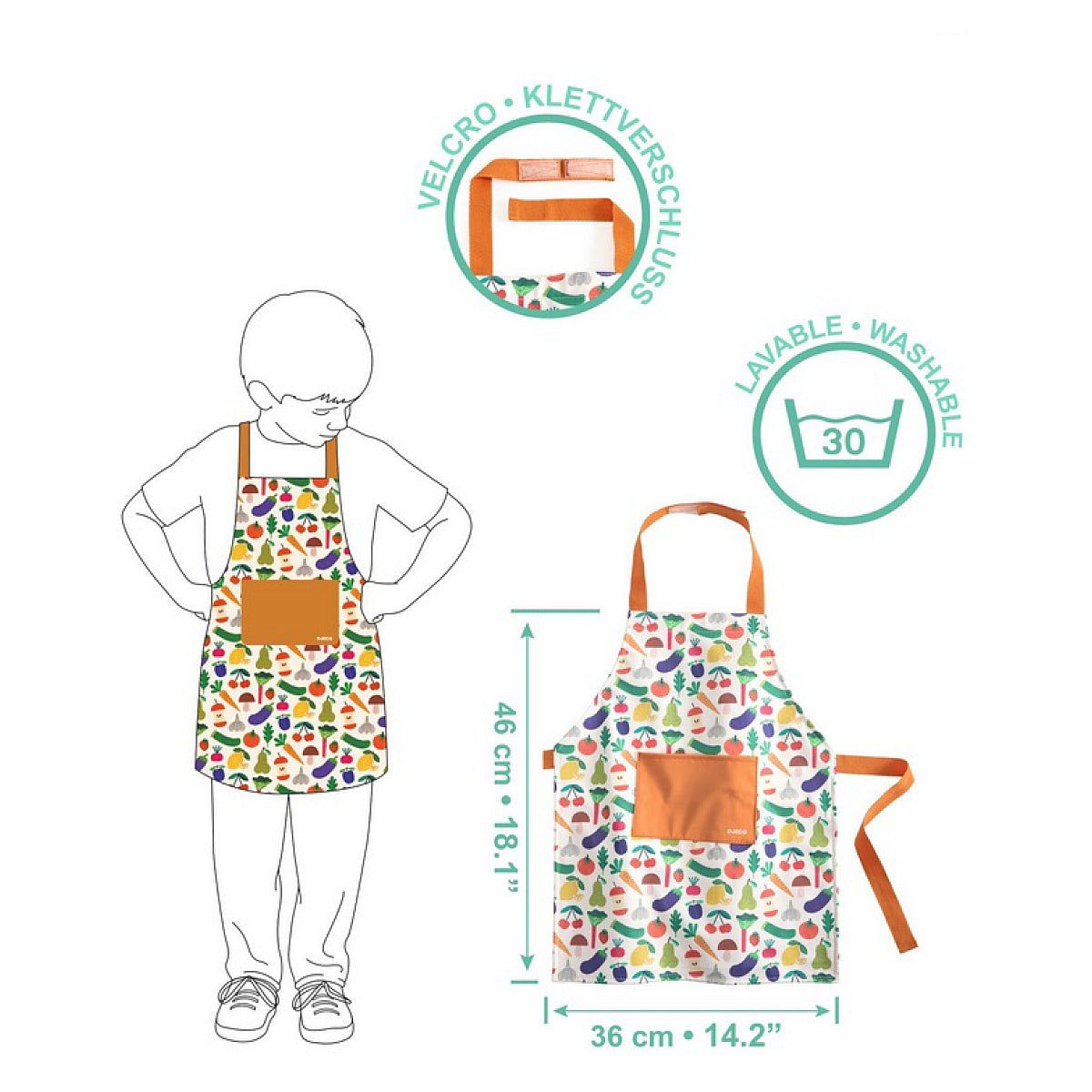 VEGETABLE GARDEN APRON