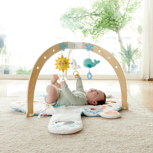 TAPIS D'ÉVEIL AVEX ARCHE EN BOIS "SNUGGLE BEAR"