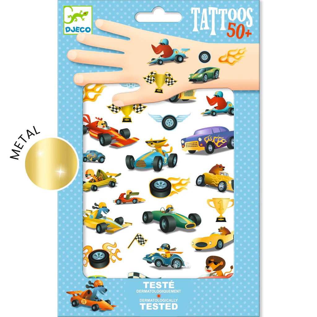 TATOUAGES TEMPORAIRES BOLIDES