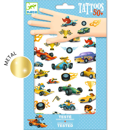 TATOUAGES TEMPORAIRES BOLIDES