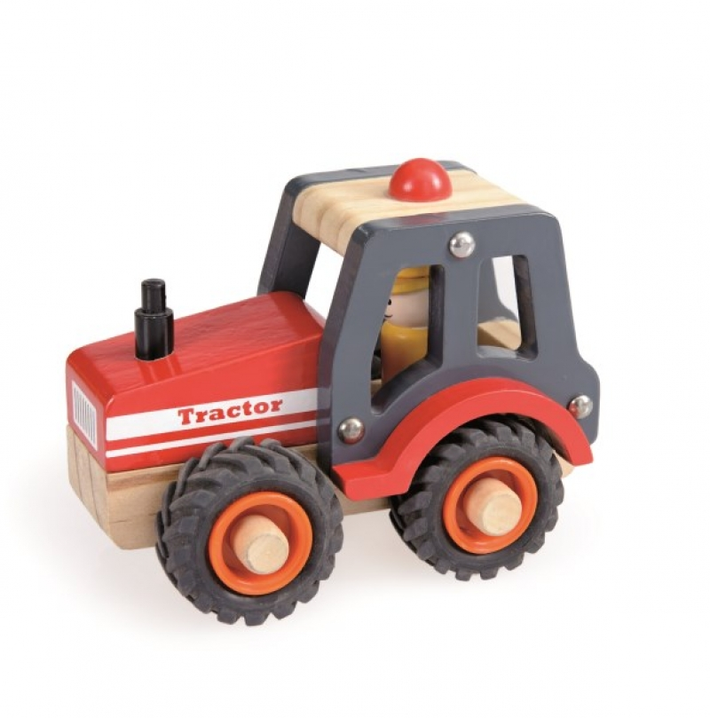 TRACTEUR EN BOIS