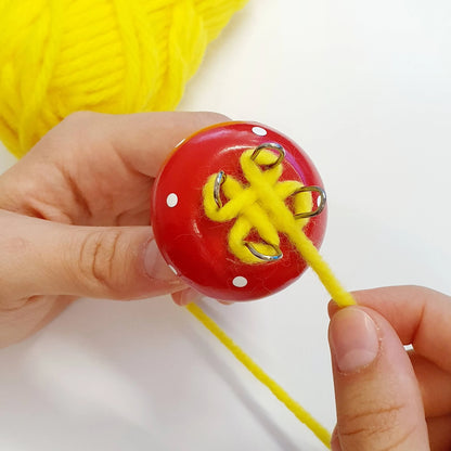 TRICOTIN EN BOIS CHAMPIGNON