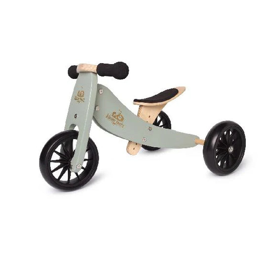 TRICYCLE ET DRASIENNE 2 EN 1 SAUGE EN BOIS