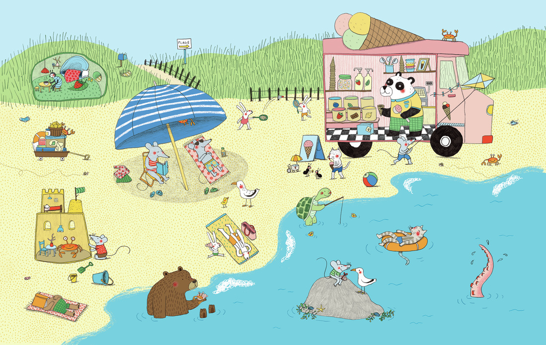 LIVRE LES VACANCES DE FACTEURS SOURIS PAR MARIANNE DUBUC