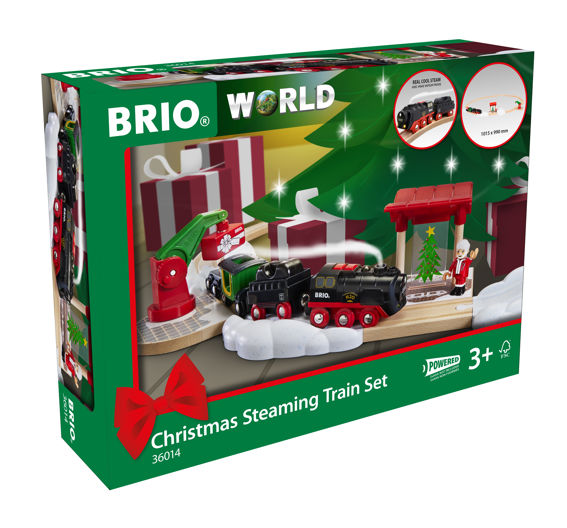CHRISTMAS STEAM TRAIN SET