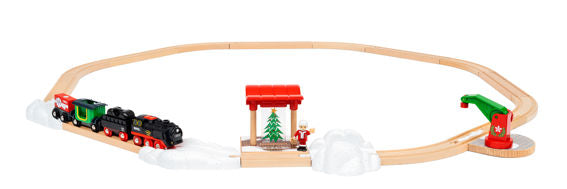 CHRISTMAS STEAM TRAIN SET