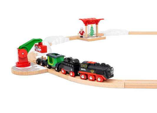 CHRISTMAS STEAM TRAIN SET