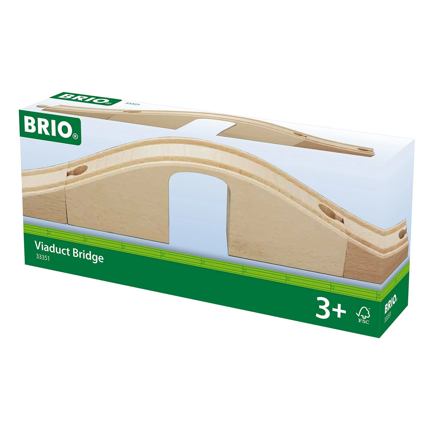 WOODEN VIADUCT BRIDGE FOR TRAIN SET